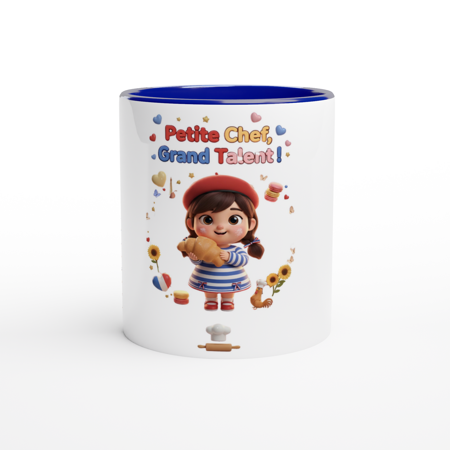 Mug en céramique petite chef grand talent  de 325 ml (11 oz)