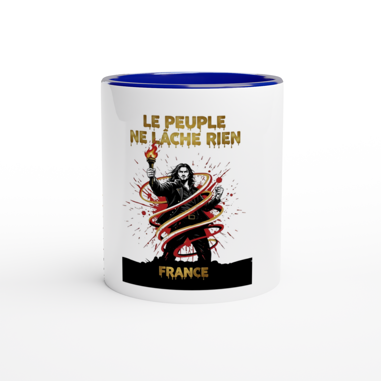 Mug en céramique le peuple lâche rien de 325 ml (11 oz)