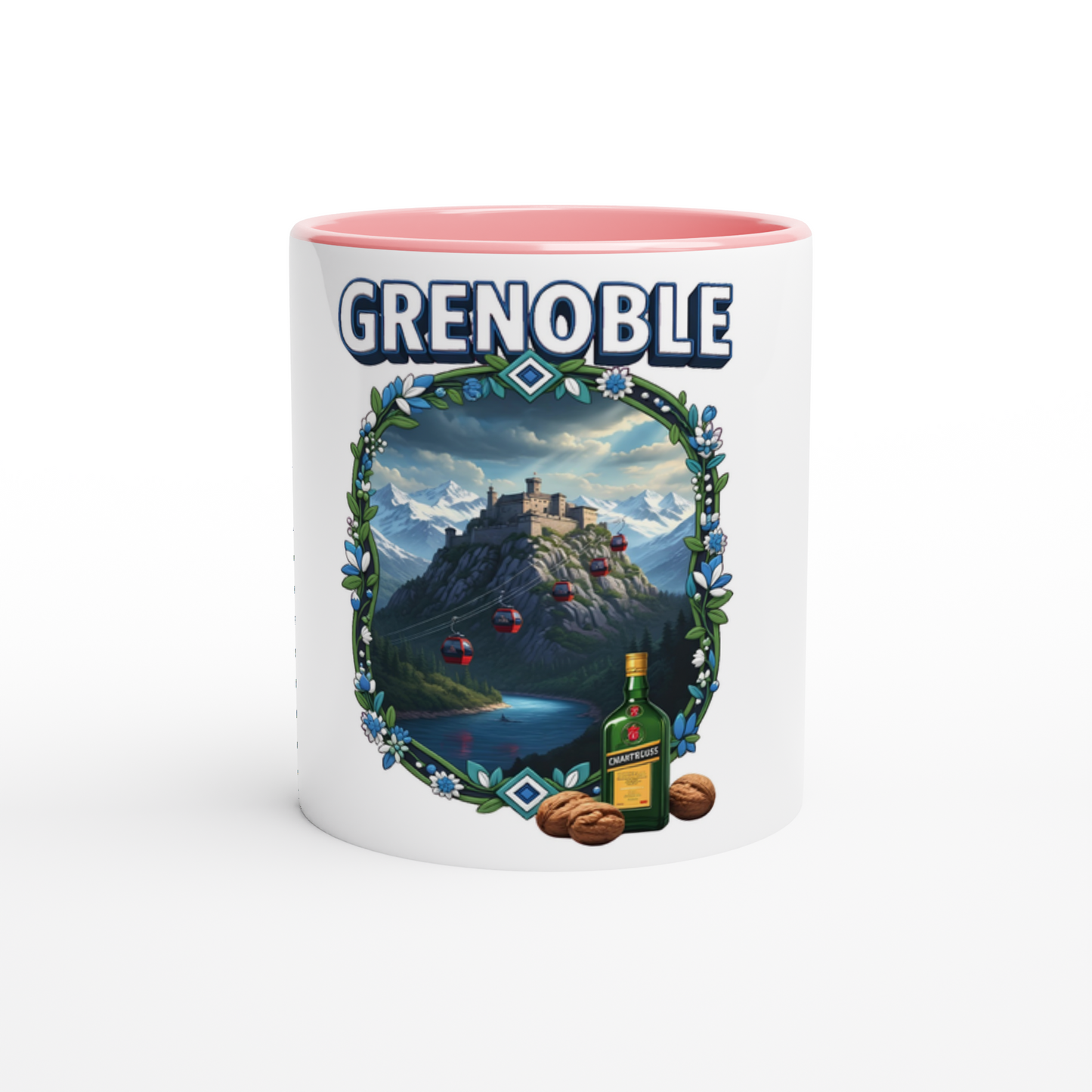 Mug en céramique Grenoble ville de France de 325 ml (11 oz)