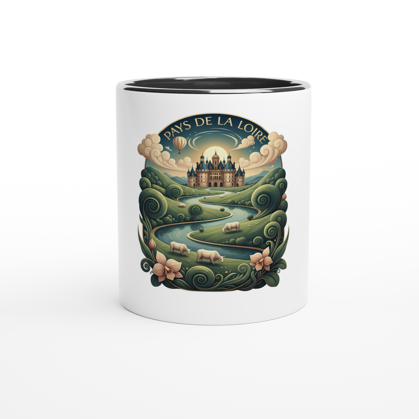 Mug en céramique pays de la Loire  de 325 ml (11 oz)