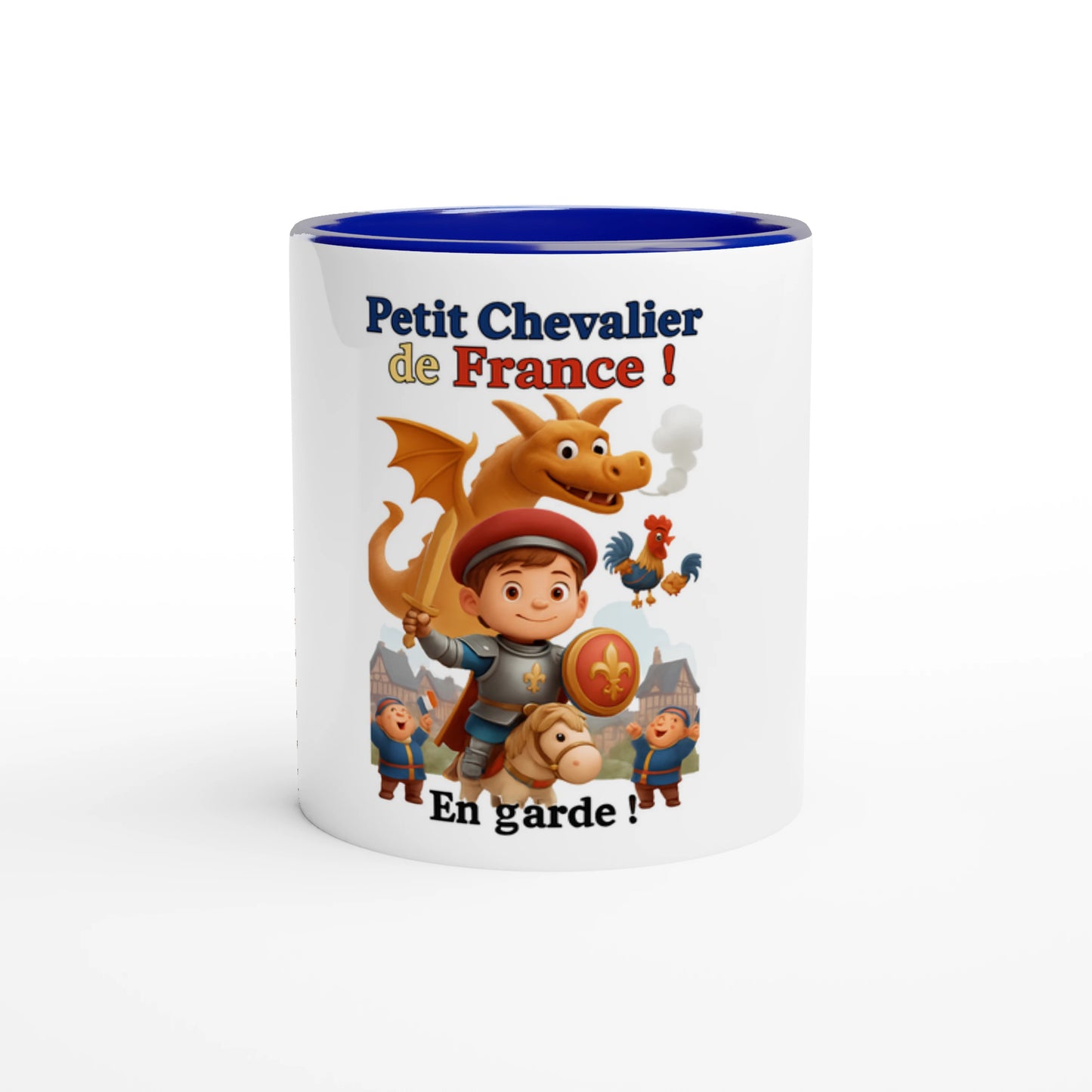 Mug en céramique petit chevalier de France  de 325 ml (11 oz)
