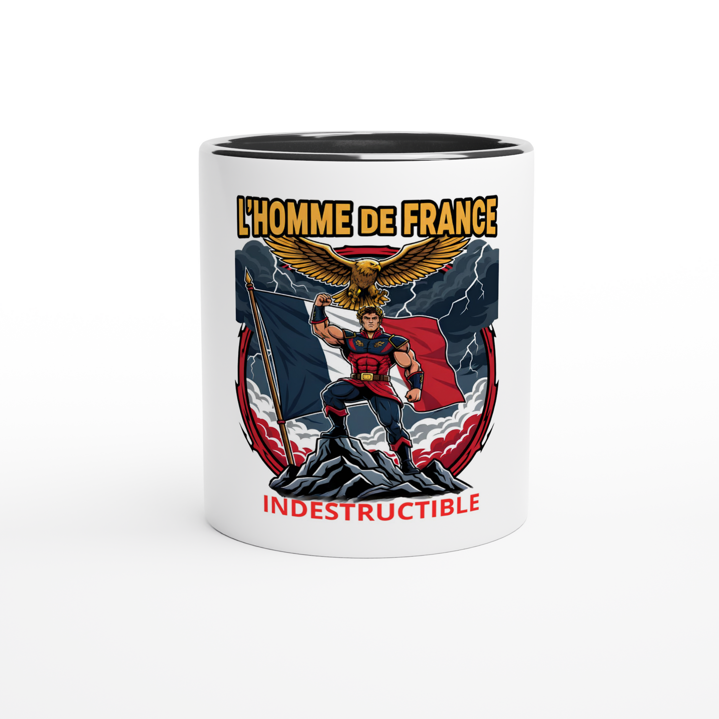 Mug en céramique homme de France  style-french  de 325 ml (11 oz)