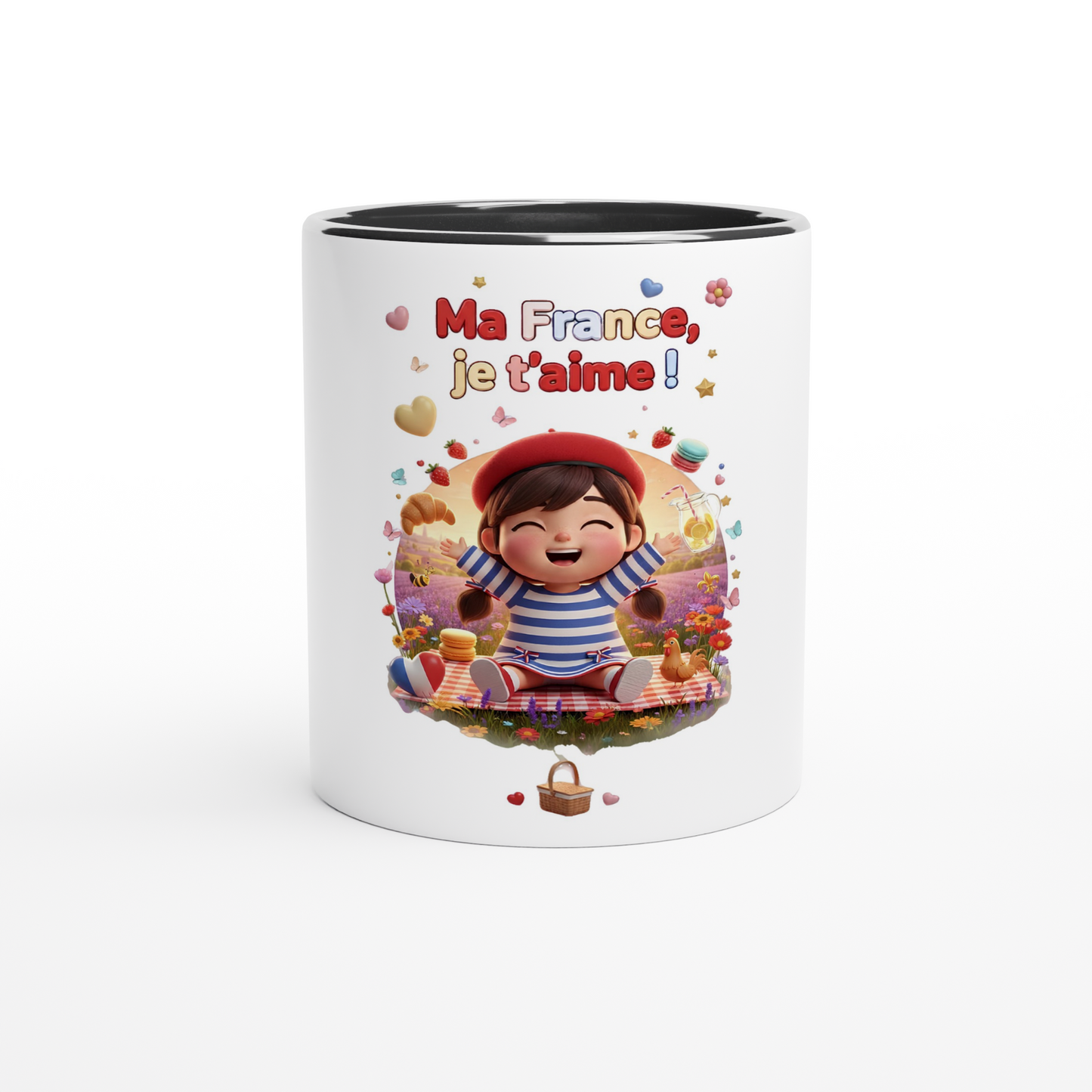Mug en céramique  ma France je t'aime de 325 ml (11 oz)