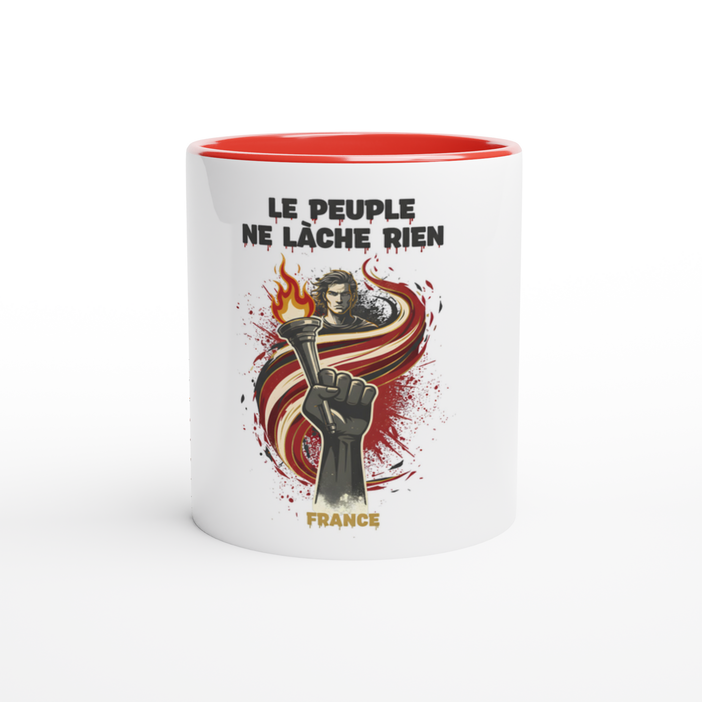 Mug en céramique le peuple lâche rien de 325 ml (11 oz)