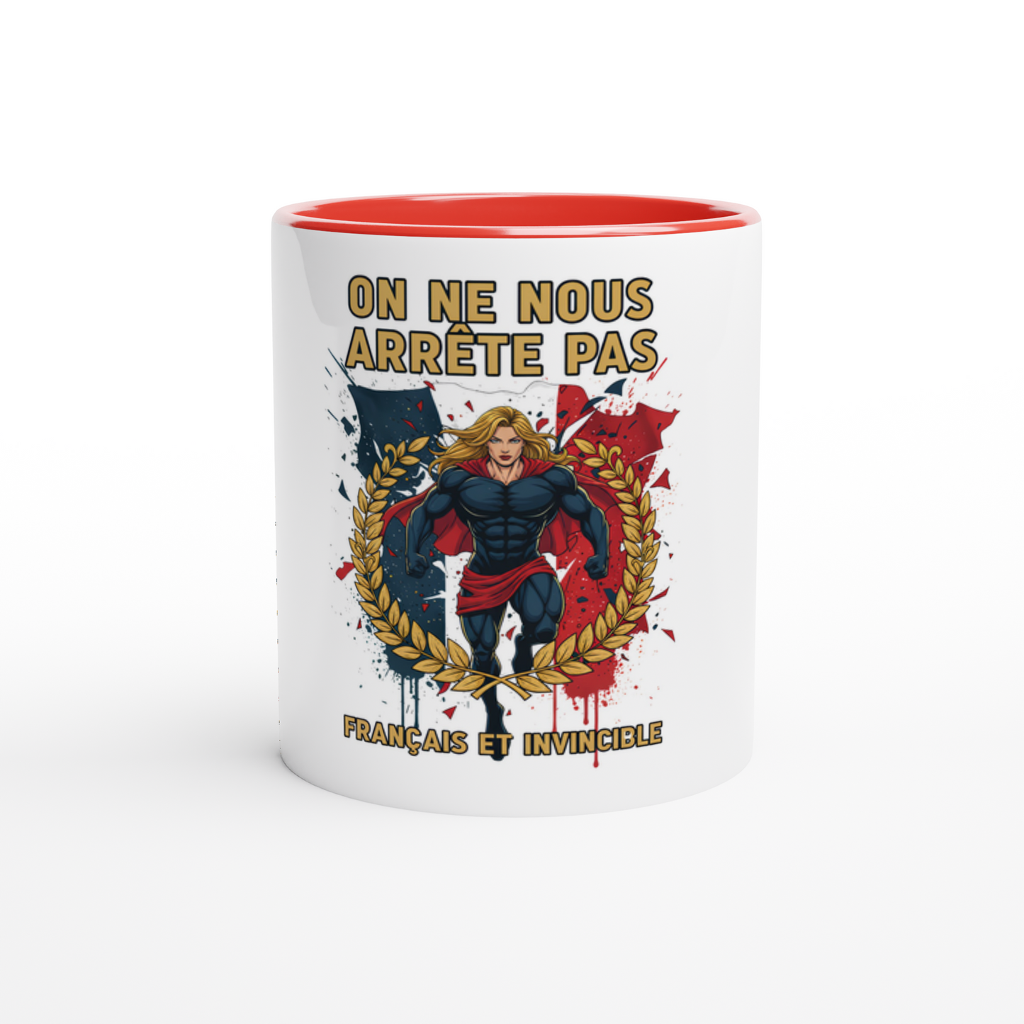 Mug en céramique on nous arrête pas  de 325 ml (11 oz)