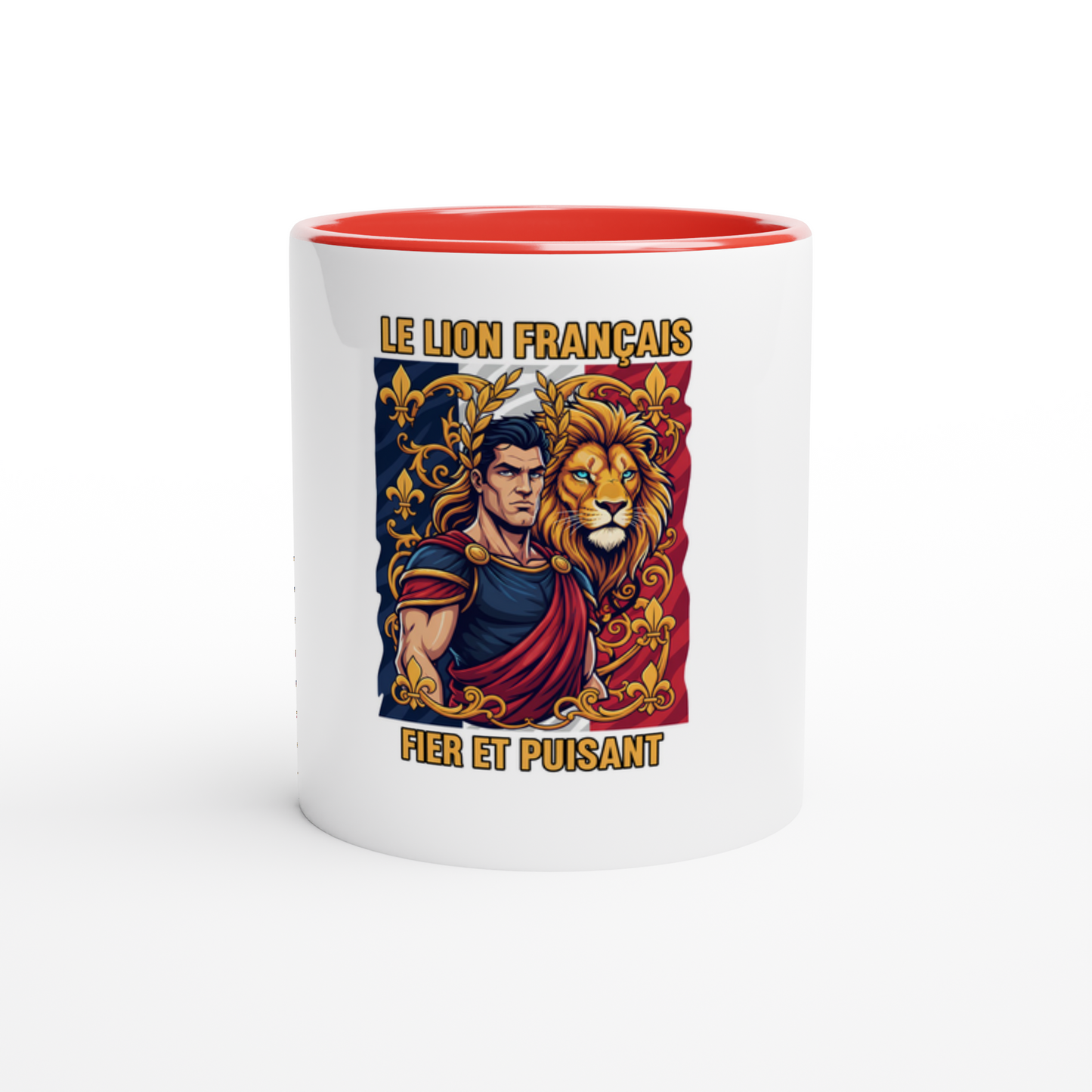 Mug en céramique   lion fort   de 325 ml (11 oz)