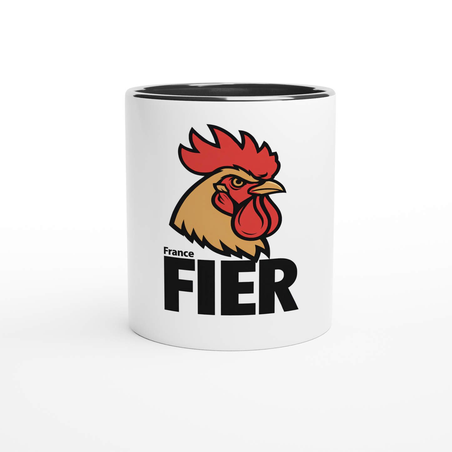 Mug en céramique France fier de 325 ml (11 oz)