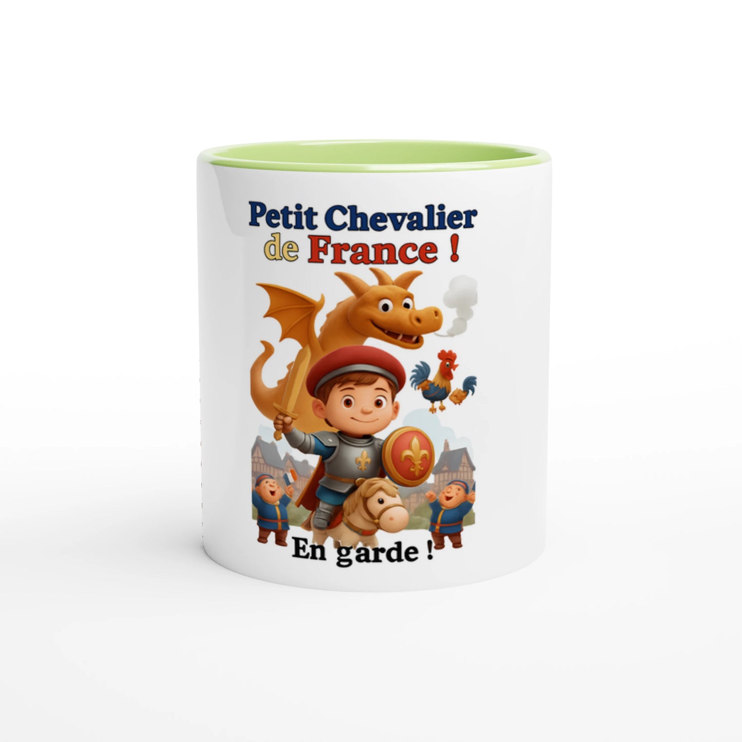 Mug en céramique petit chevalier de France  de 325 ml (11 oz)