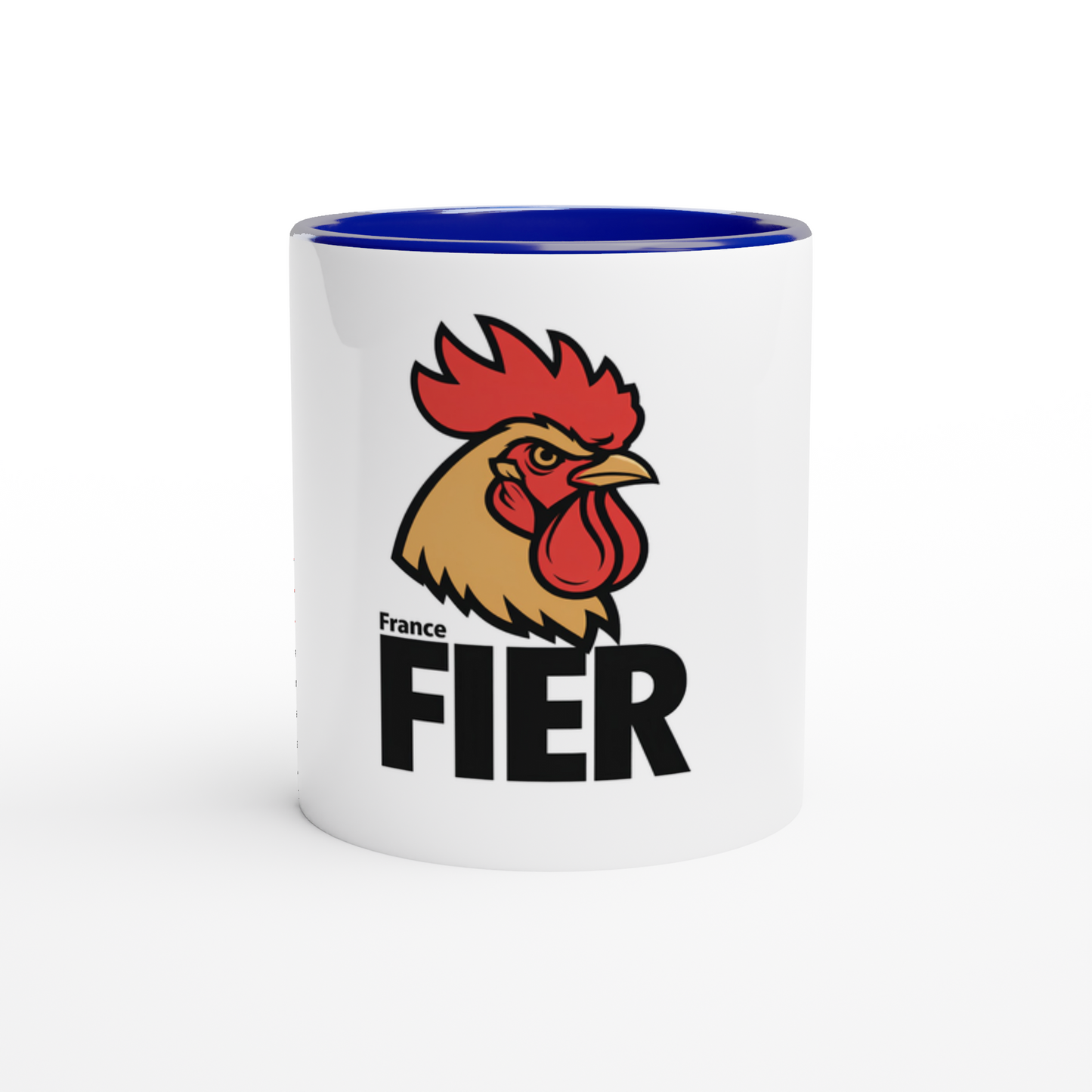 Mug en céramique France fier de 325 ml (11 oz)