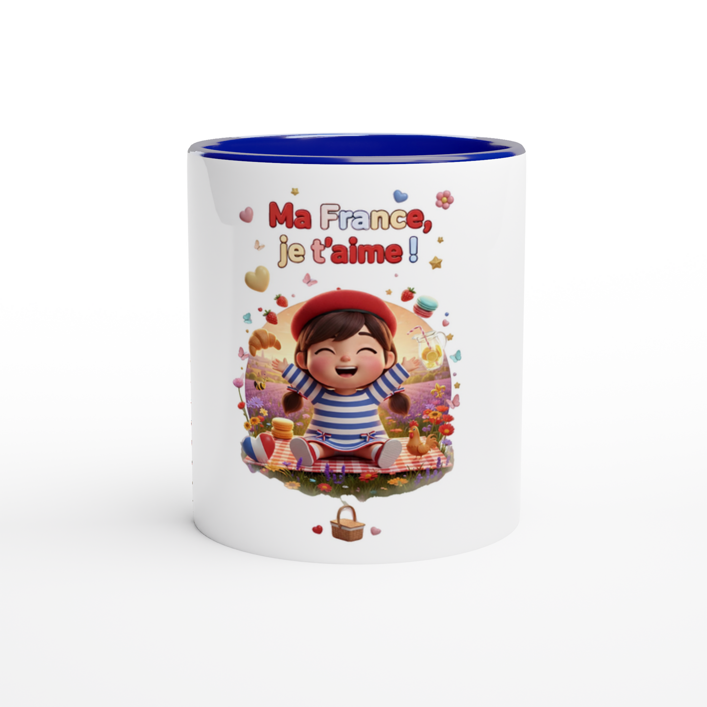 Mug en céramique  ma France je t'aime de 325 ml (11 oz)