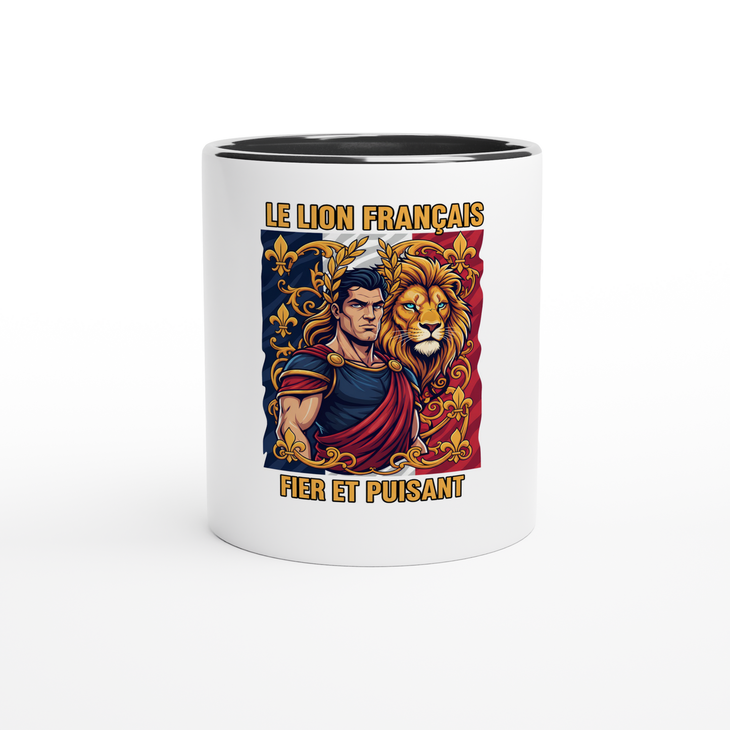Mug en céramique   lion fort   de 325 ml (11 oz)