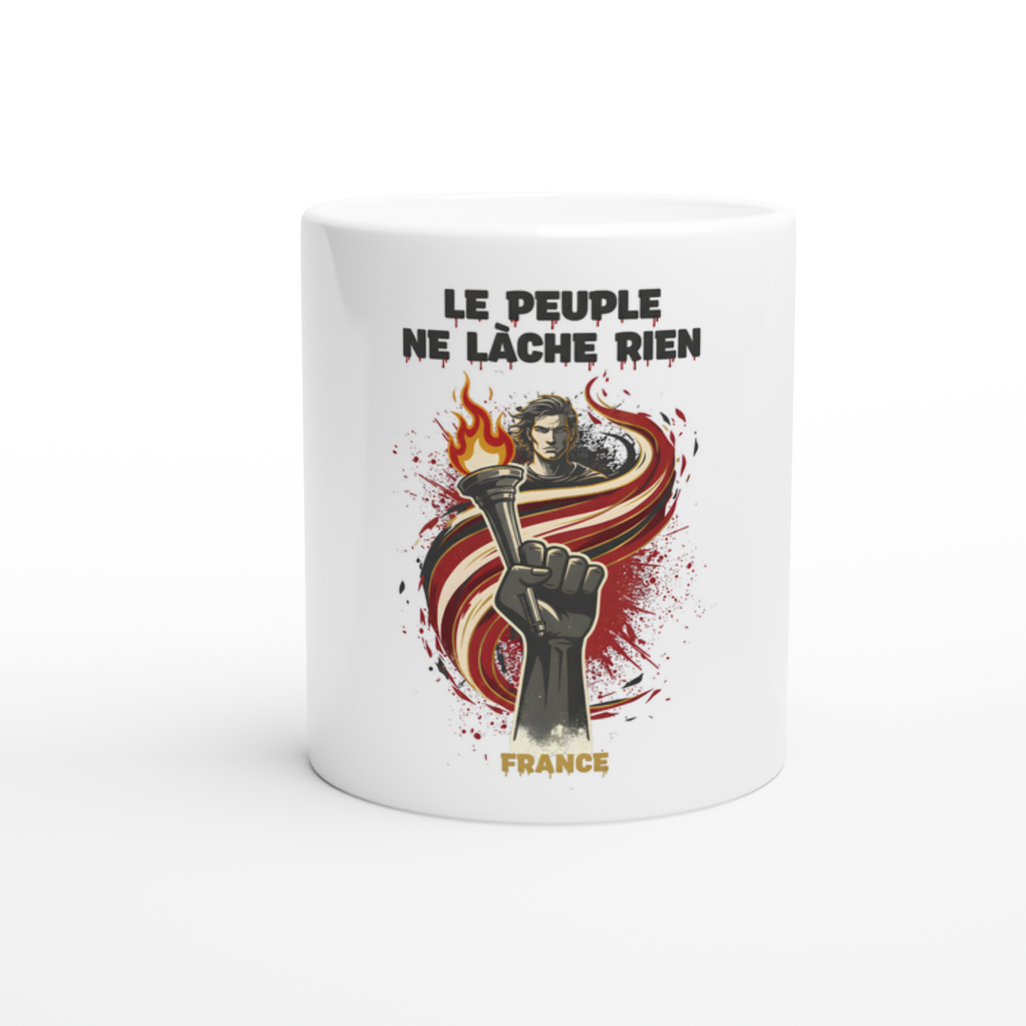 Mug en céramique le peuple lâche rien de 325 ml (11 oz)