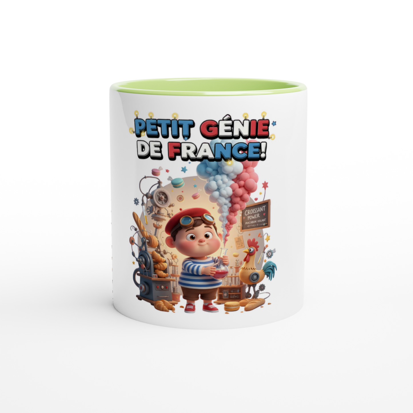 Mug en céramique petit génie Français de 325 ml (11 oz)