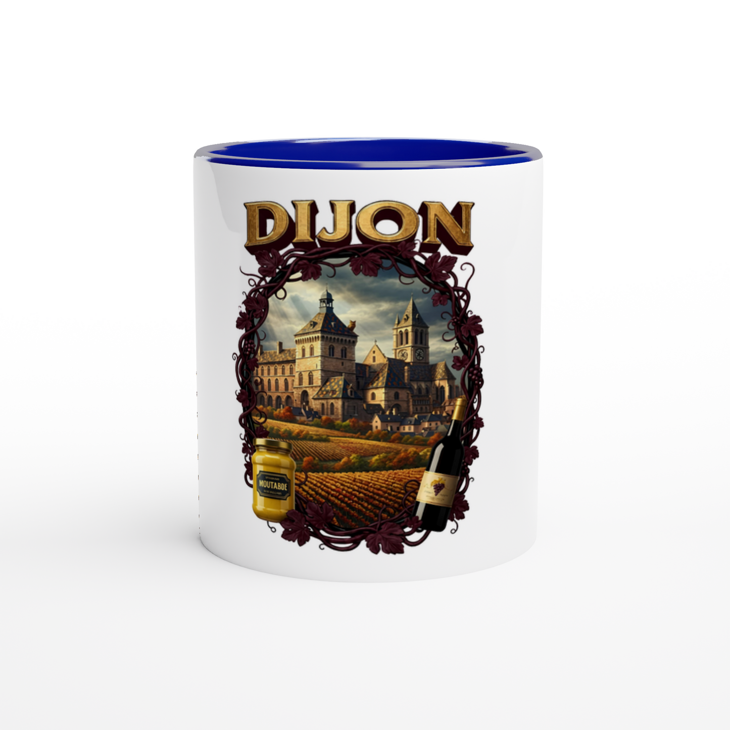 Mug en céramique Dijon ville de France   de 325 ml (11 oz)