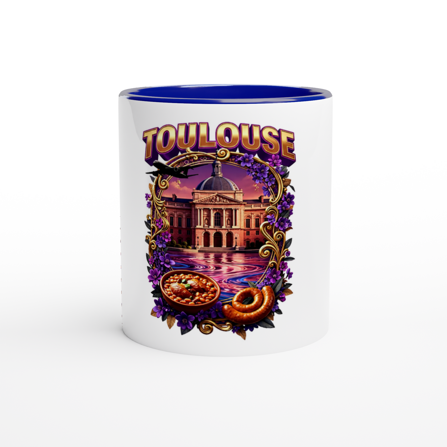 Mug en céramique Toulouse ville de France de 325 ml (11 oz)