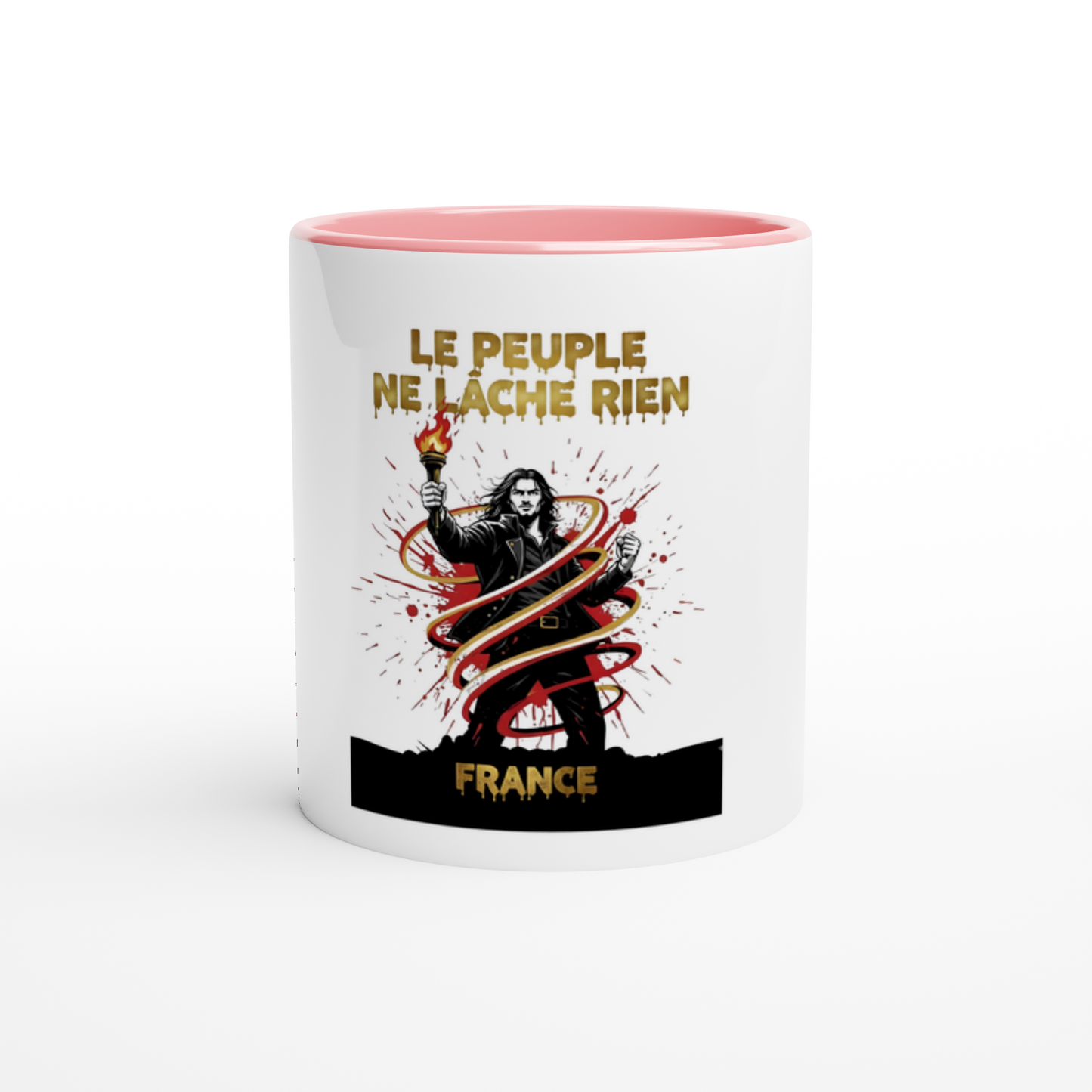 Mug en céramique le peuple lâche rien de 325 ml (11 oz)