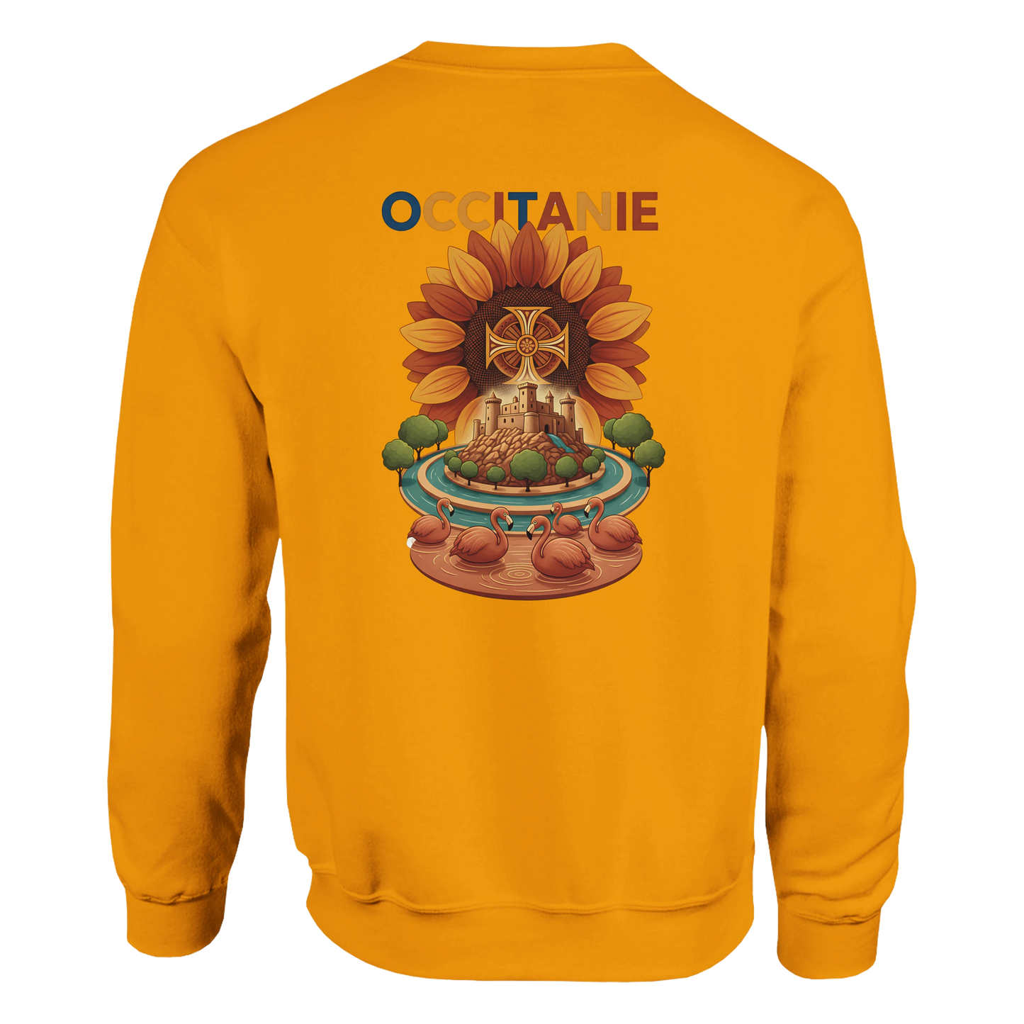 Sweat-shirt Unisexe Occitanie – Sweat Confortable et Résistant