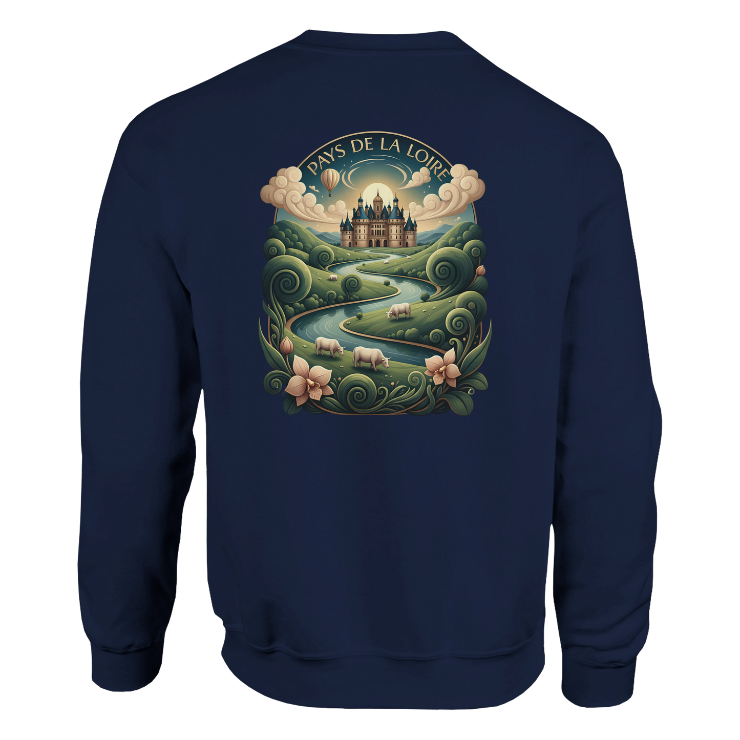 Sweat-shirt Unisexe Pays de la Loire – Confort Premium et Coupe Classique