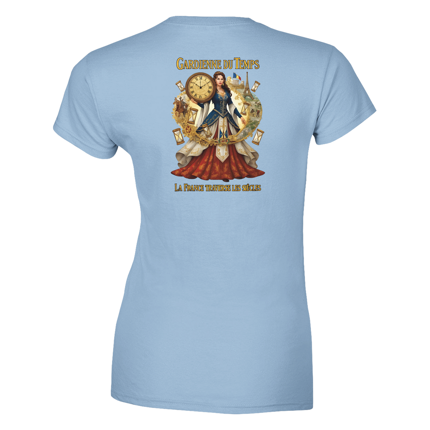 T-shirt Femme Gardienne du Temps - Coton Bio Style Unique