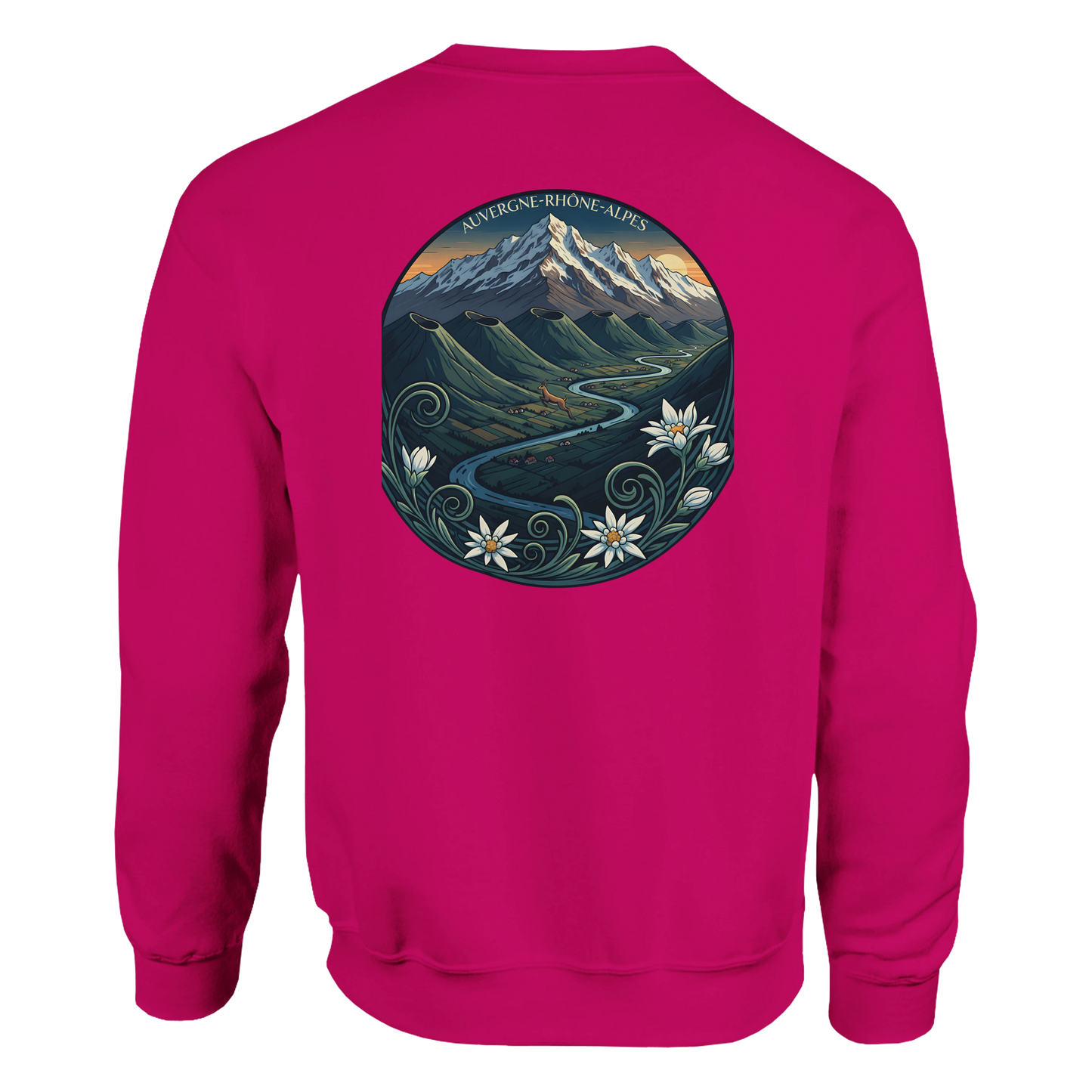 Sweat-shirt Unisexe Auvergne-Rhône-Alpes – Confort Classique