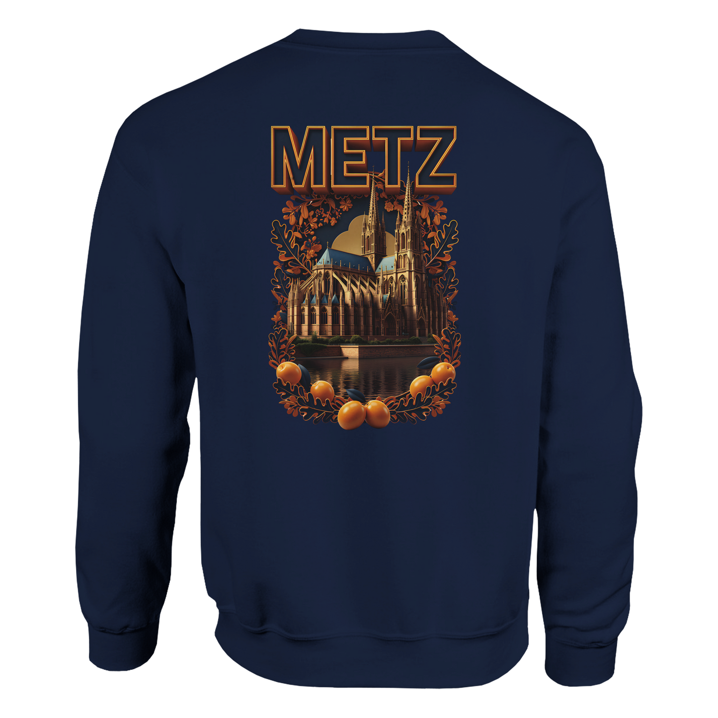 Sweat-shirt unisexe Metz – Coupe classique et confort premium