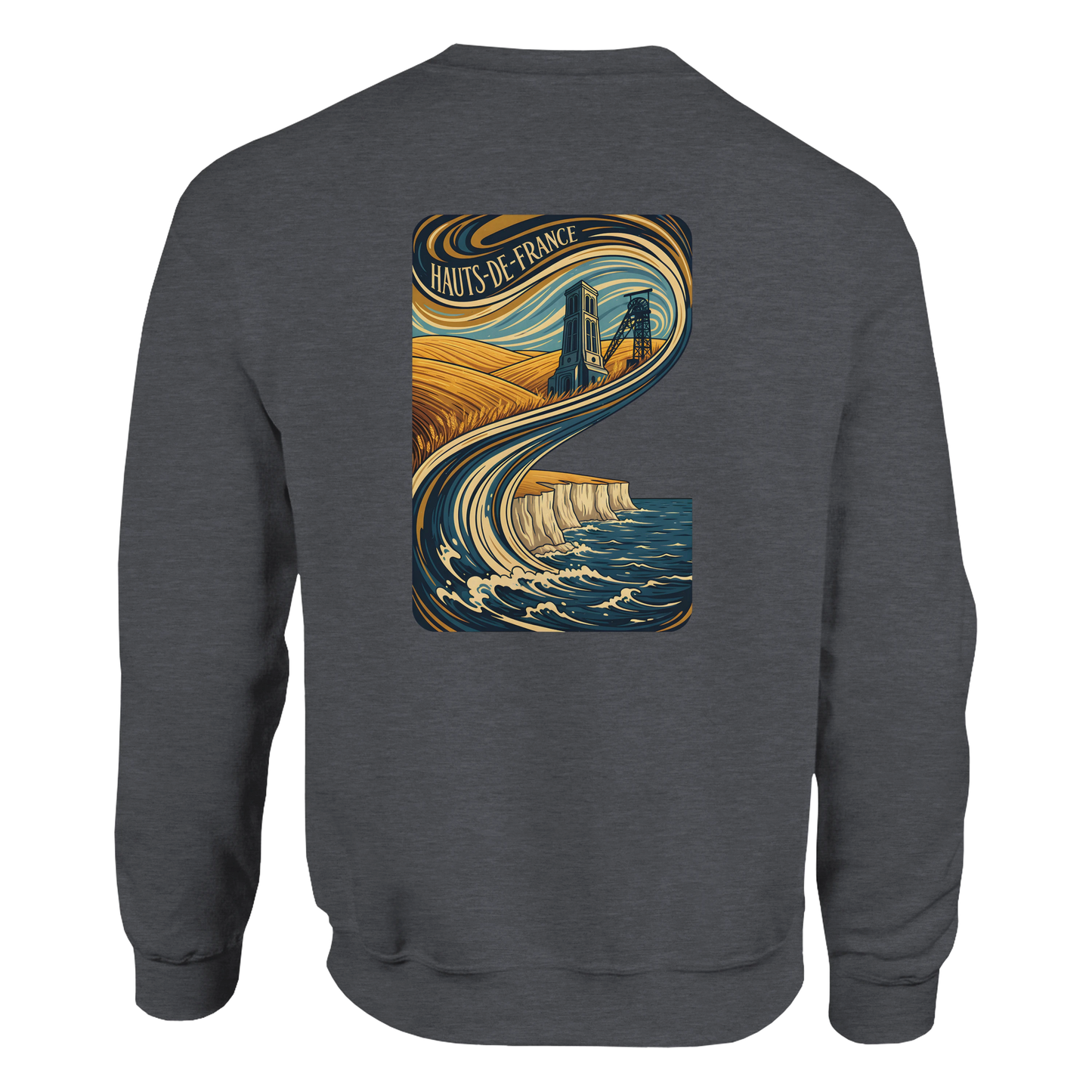 Sweat-shirt Unisexe Haut de France - Confort Premium et Design Classique