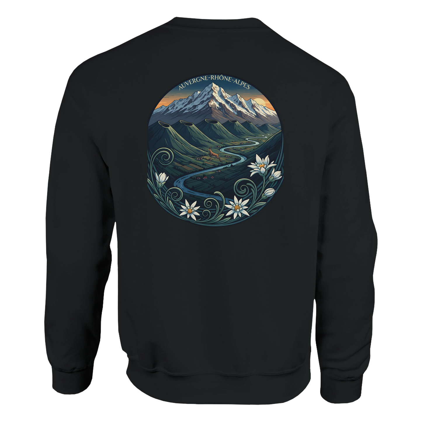 Sweat-shirt Unisexe Auvergne-Rhône-Alpes – Confort Classique