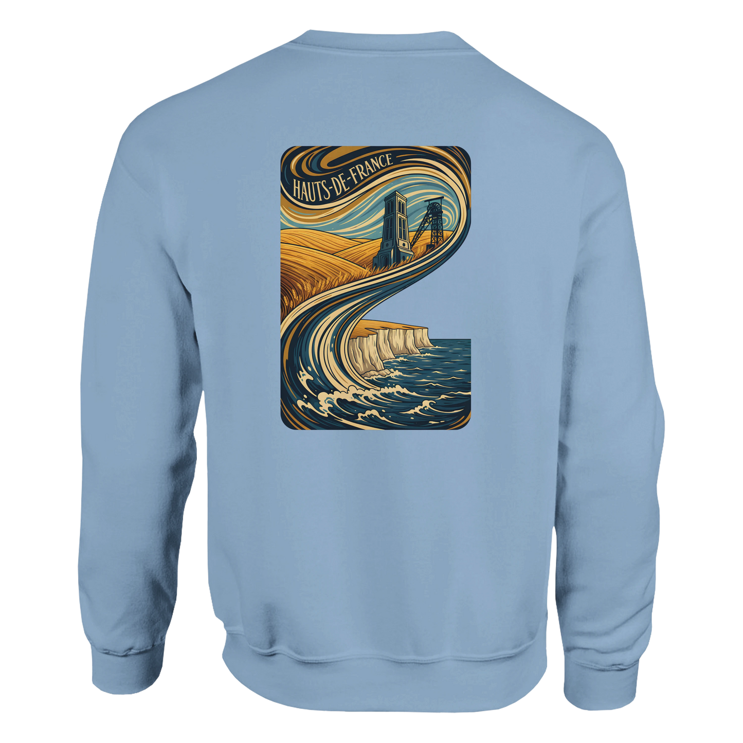 Sweat-shirt Unisexe Haut de France - Confort Premium et Design Classique