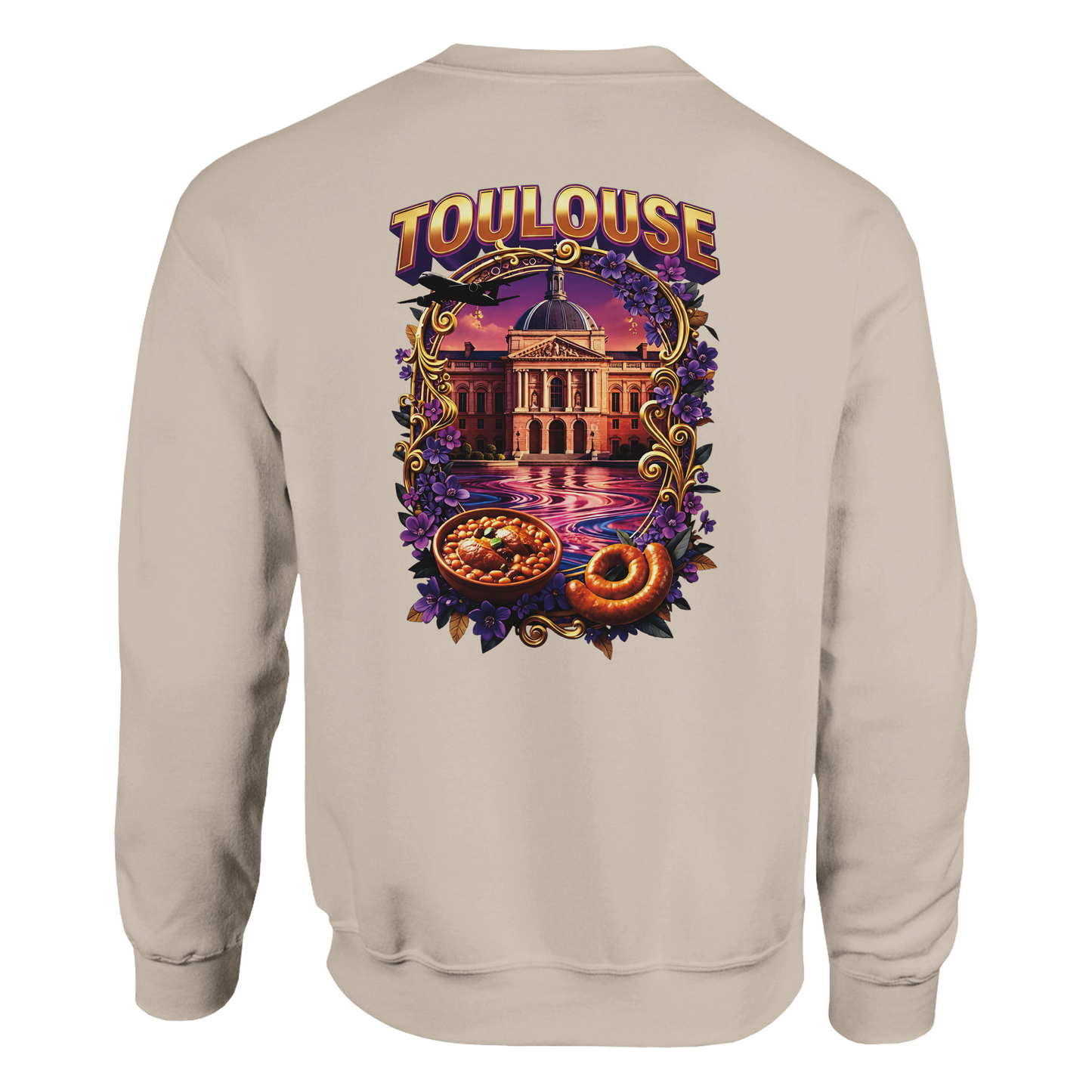 Sweat-shirt Unisexe Toulouse – Design Ville de France