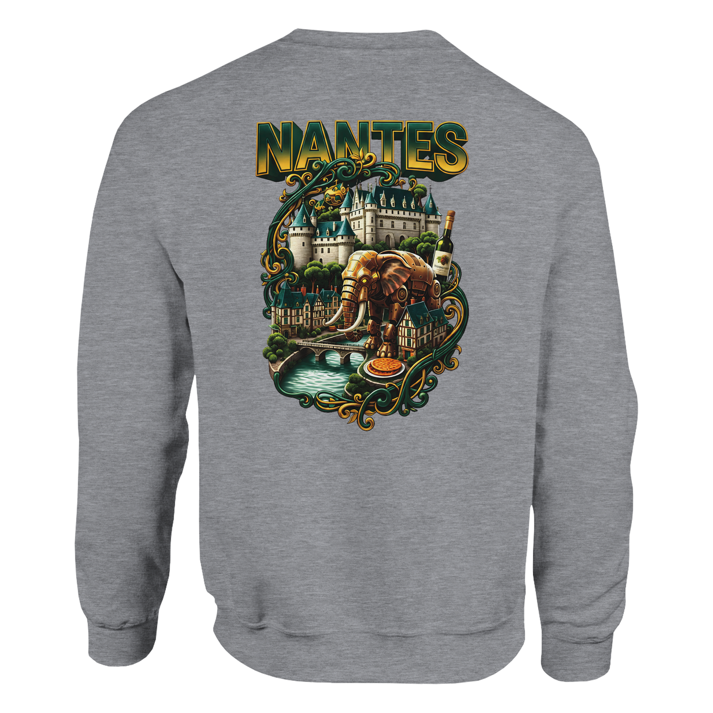 Sweat-shirt unisexe Nantes – Confort premium et style décontracté