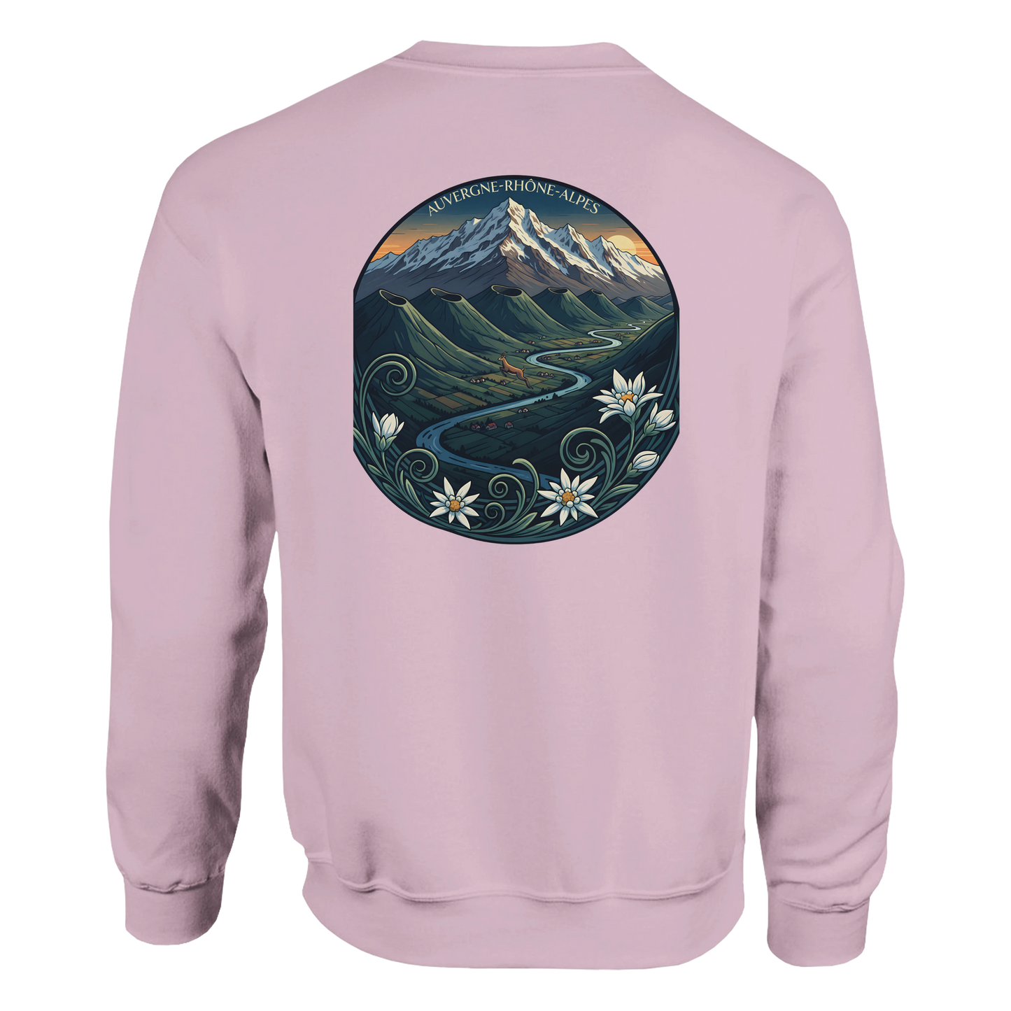 Sweat-shirt Unisexe Auvergne-Rhône-Alpes – Confort Classique