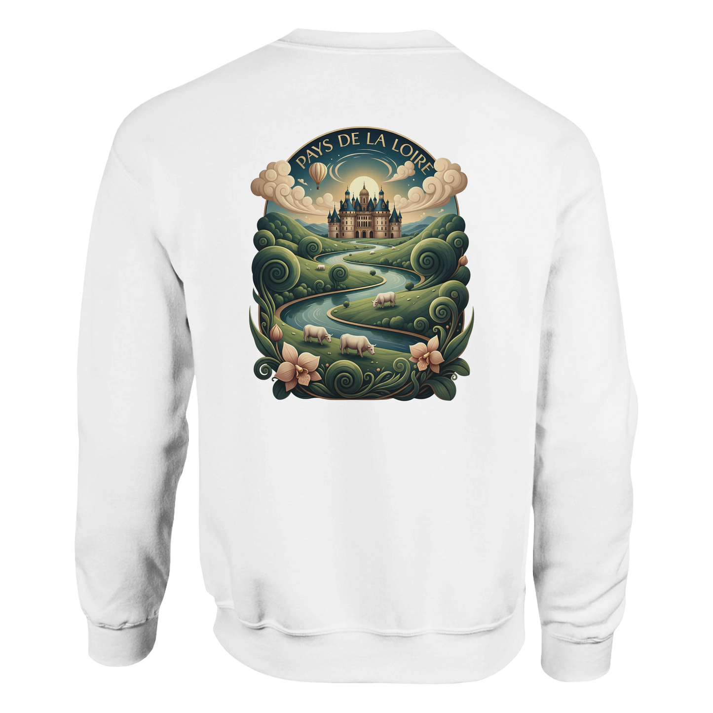 Sweat-shirt Unisexe Pays de la Loire – Confort Premium et Coupe Classique