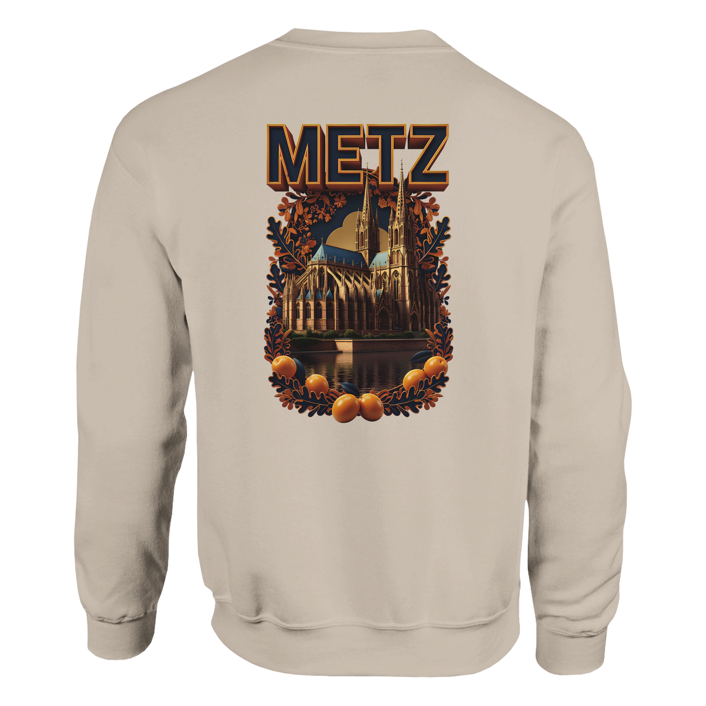 Sweat-shirt unisexe Metz – Coupe classique et confort premium