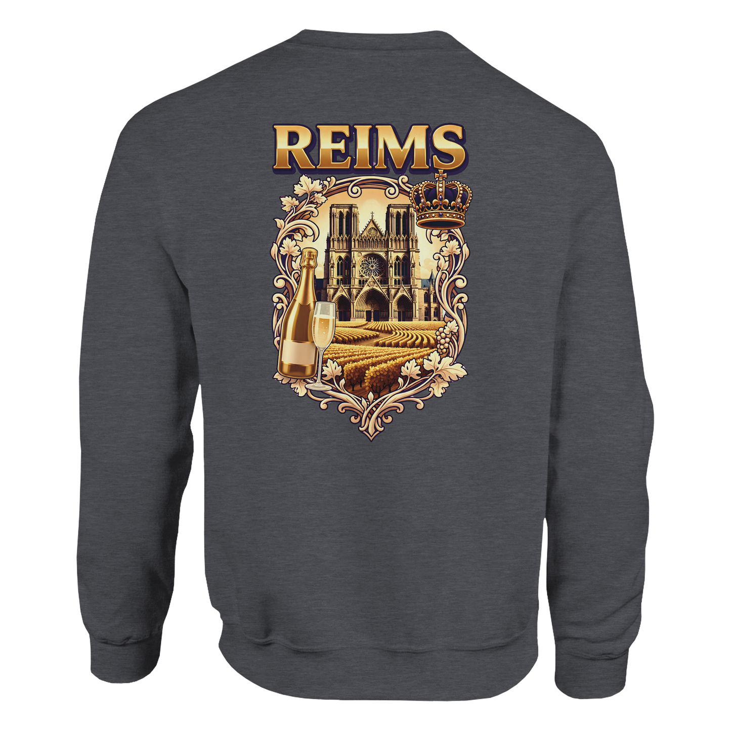 Sweat-shirt Reims – Sweat à col rond confortable en coton mélangé