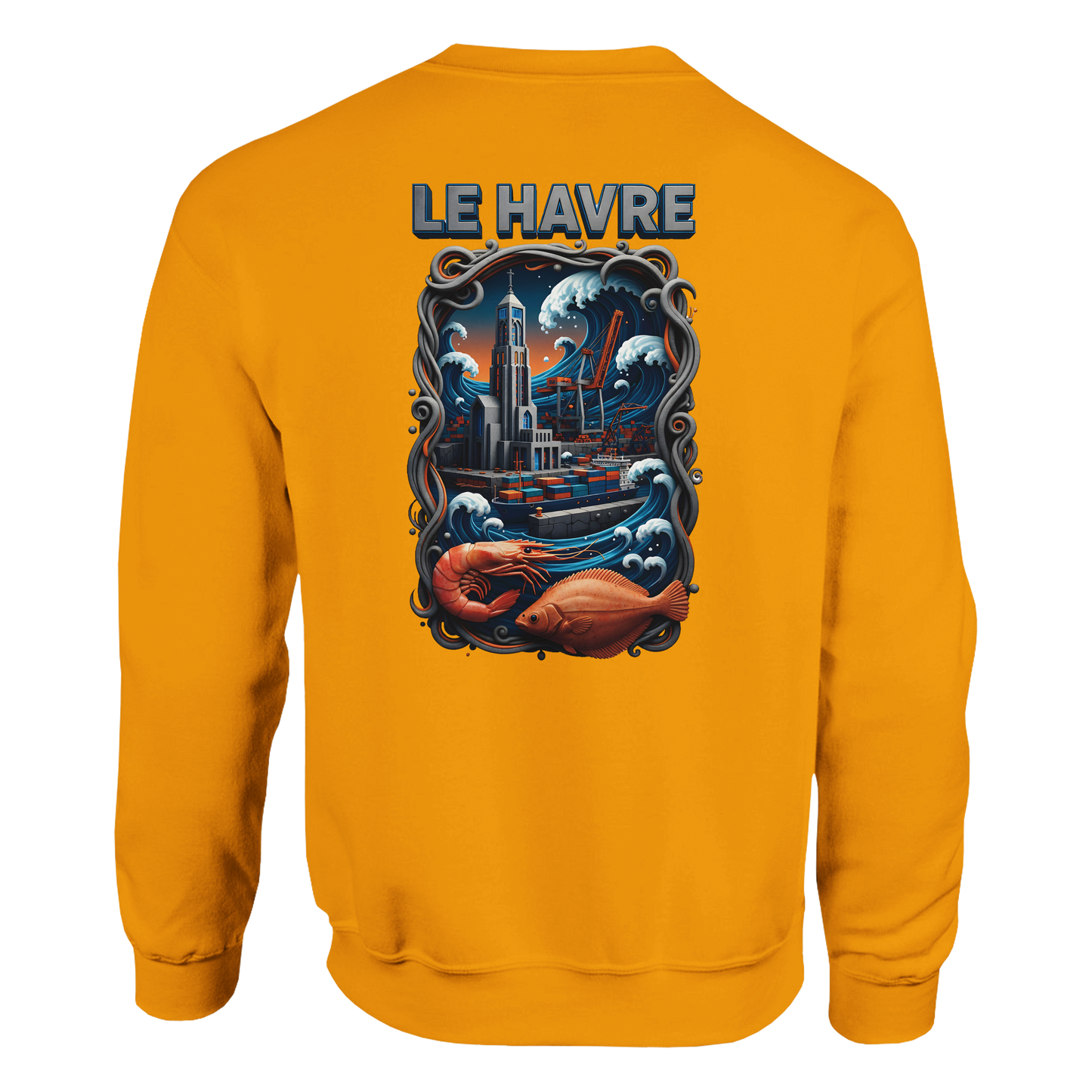 Sweat-shirt Unisexe Le Havre – Pull Classique Confortable