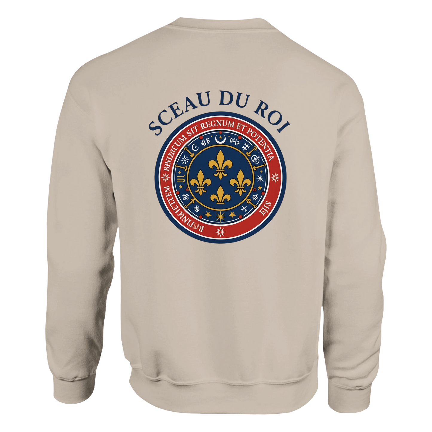 Sweat-shirt Homme Le Sceau du Roi - Coupe Classique Confortable
