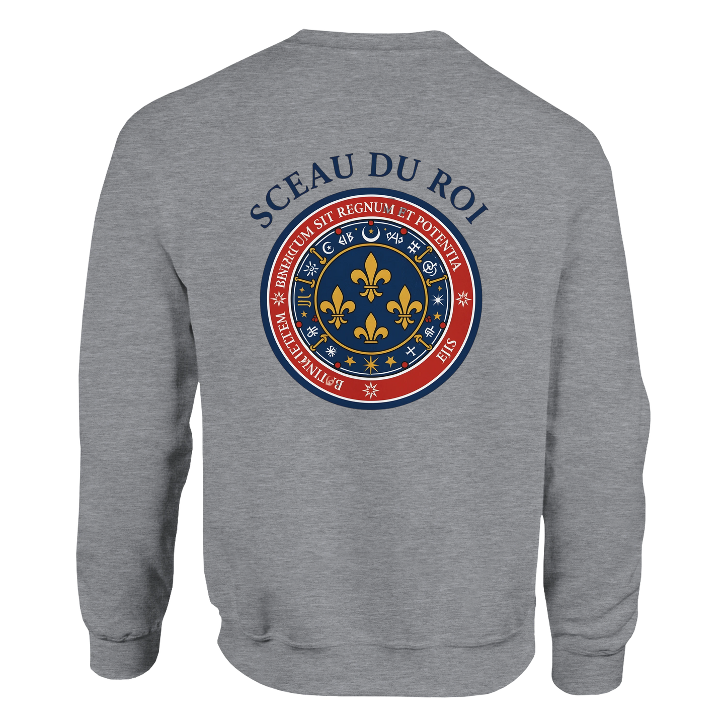 Sweat-shirt Homme Le Sceau du Roi - Coupe Classique Confortable