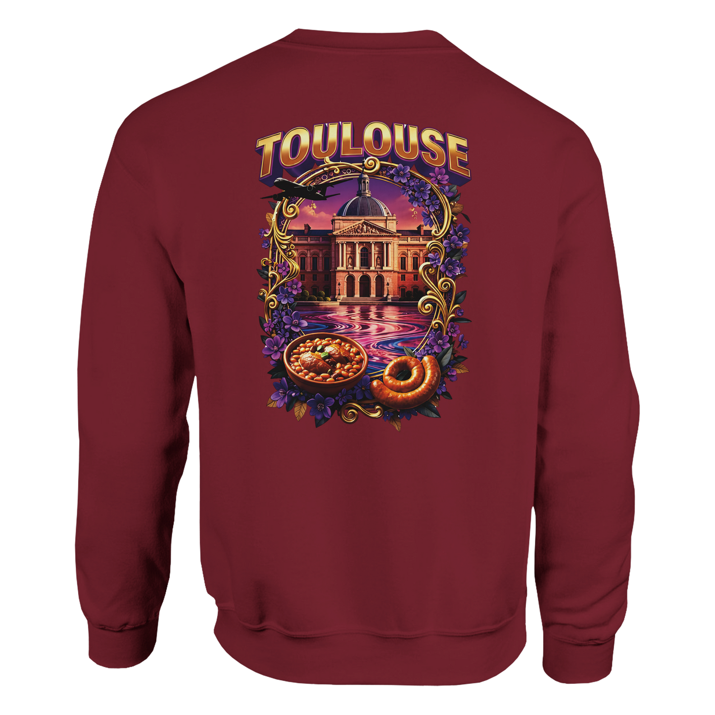 Sweat-shirt Unisexe Toulouse – Design Ville de France