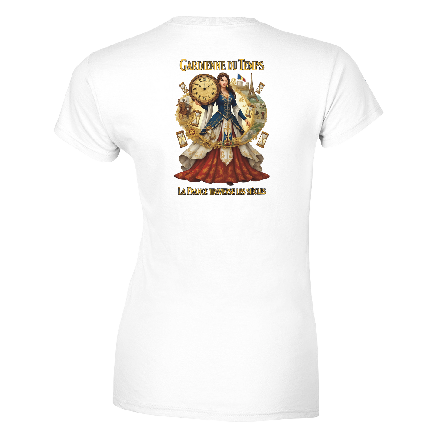 T-shirt Femme Gardienne du Temps - Coton Bio Style Unique