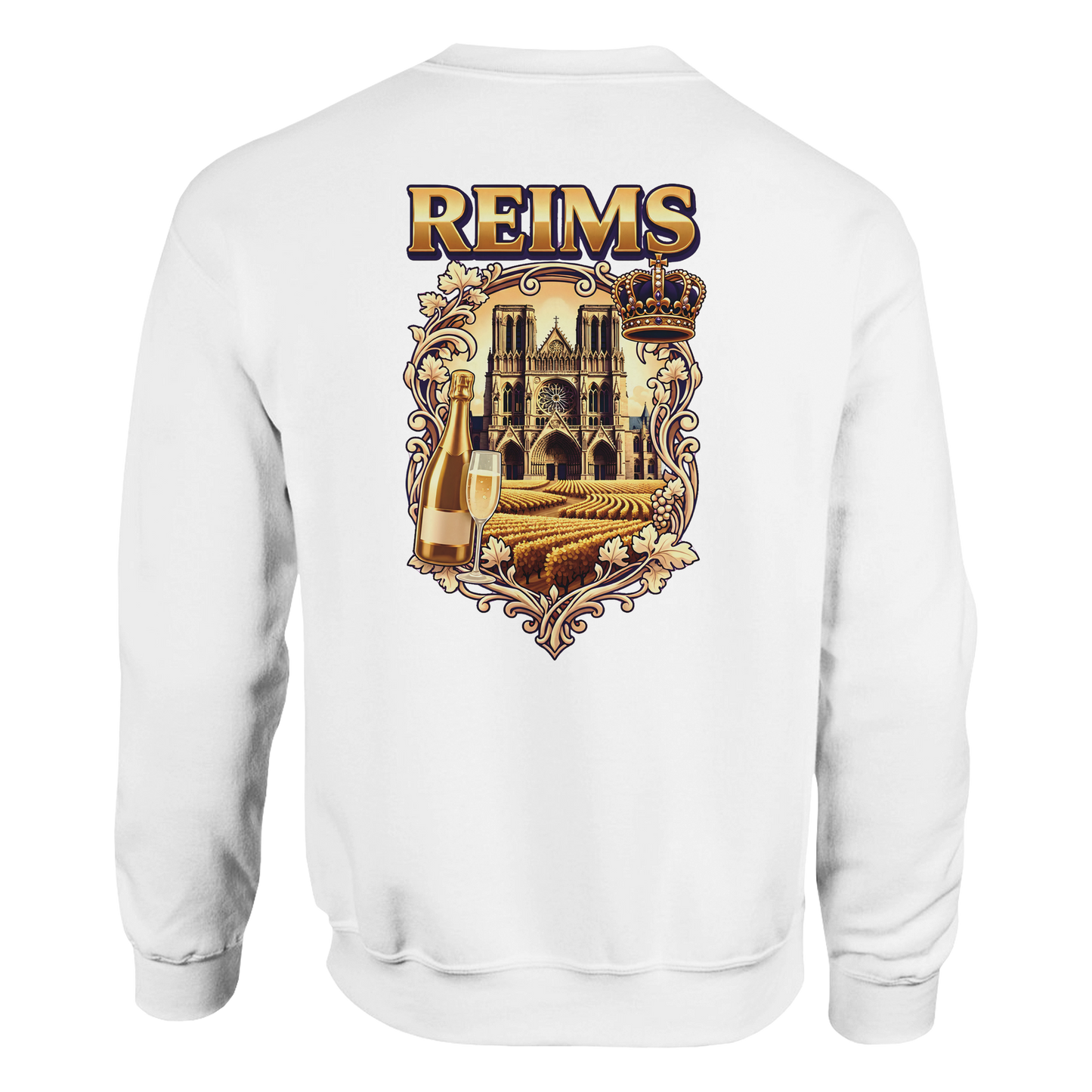 Sweat-shirt Reims – Sweat à col rond confortable en coton mélangé