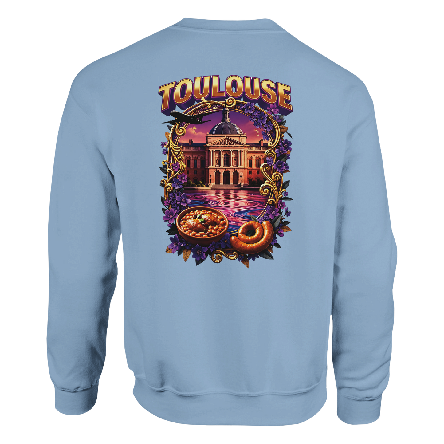 Sweat-shirt Unisexe Toulouse – Design Ville de France