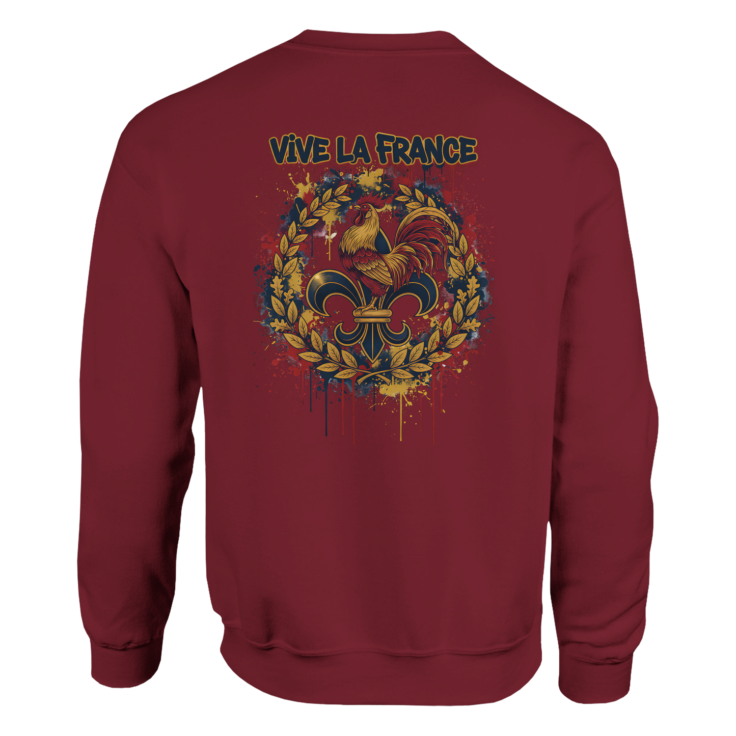 Sweat-shirt Homme Vive la France – Confort et Style Patriotique