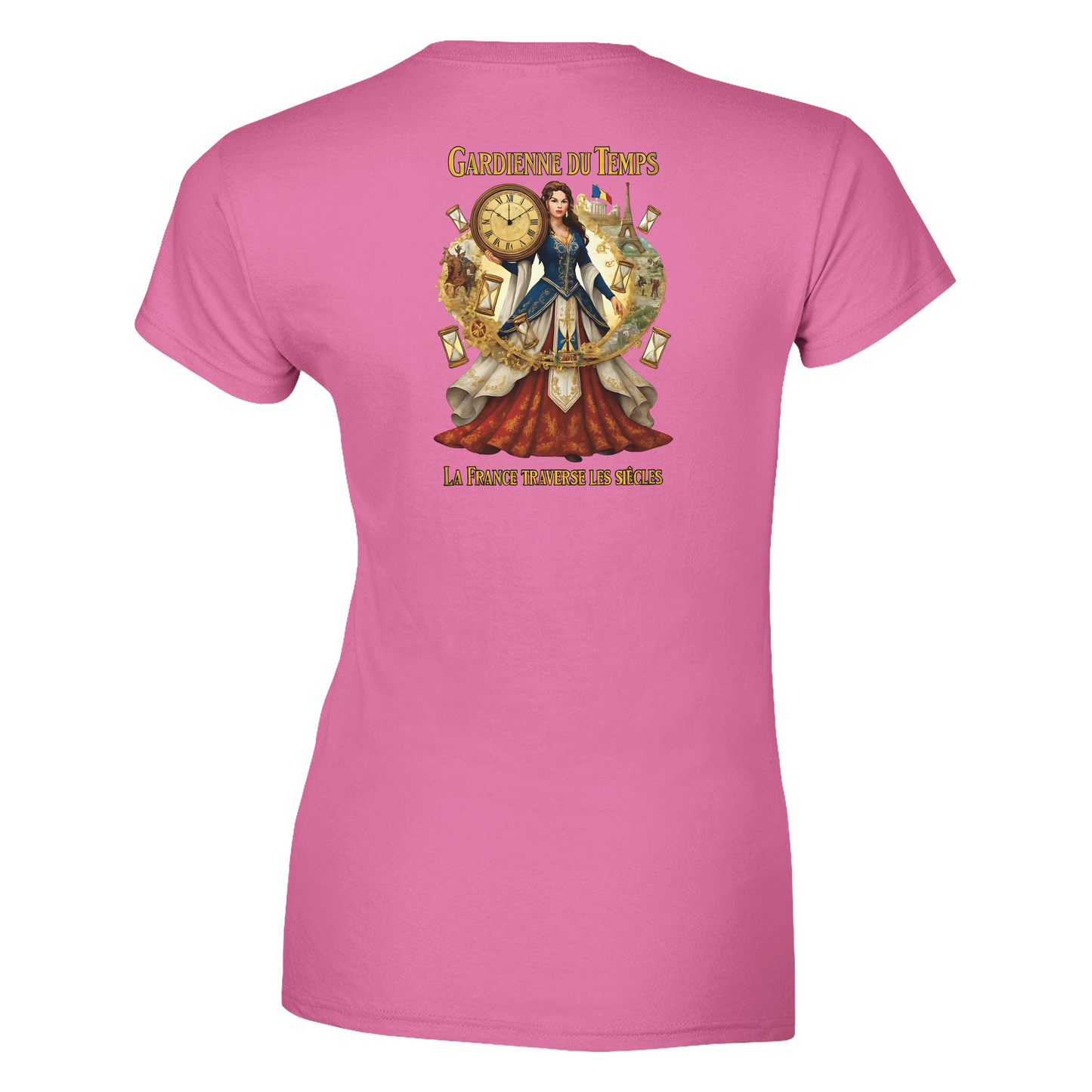 T-shirt Femme Gardienne du Temps - Coton Bio Style Unique