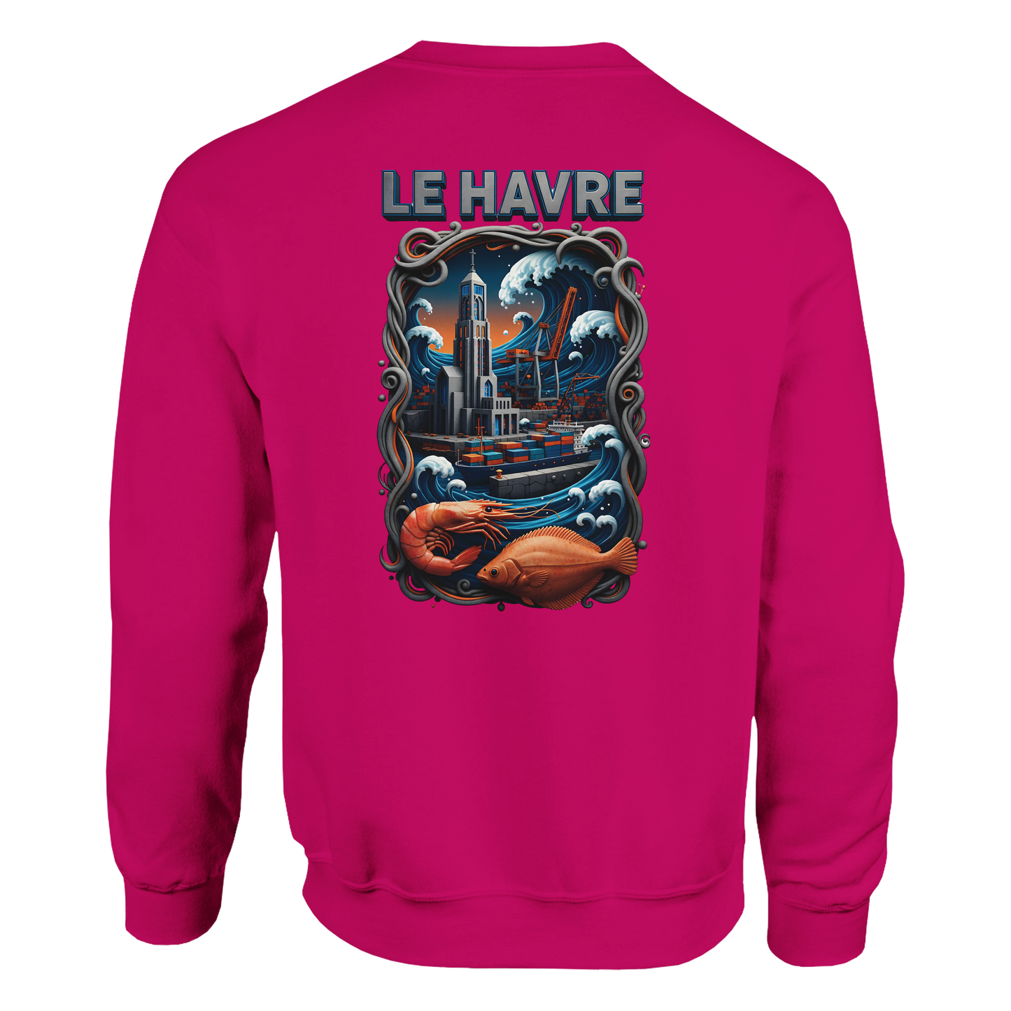 Sweat-shirt Unisexe Le Havre – Pull Classique Confortable