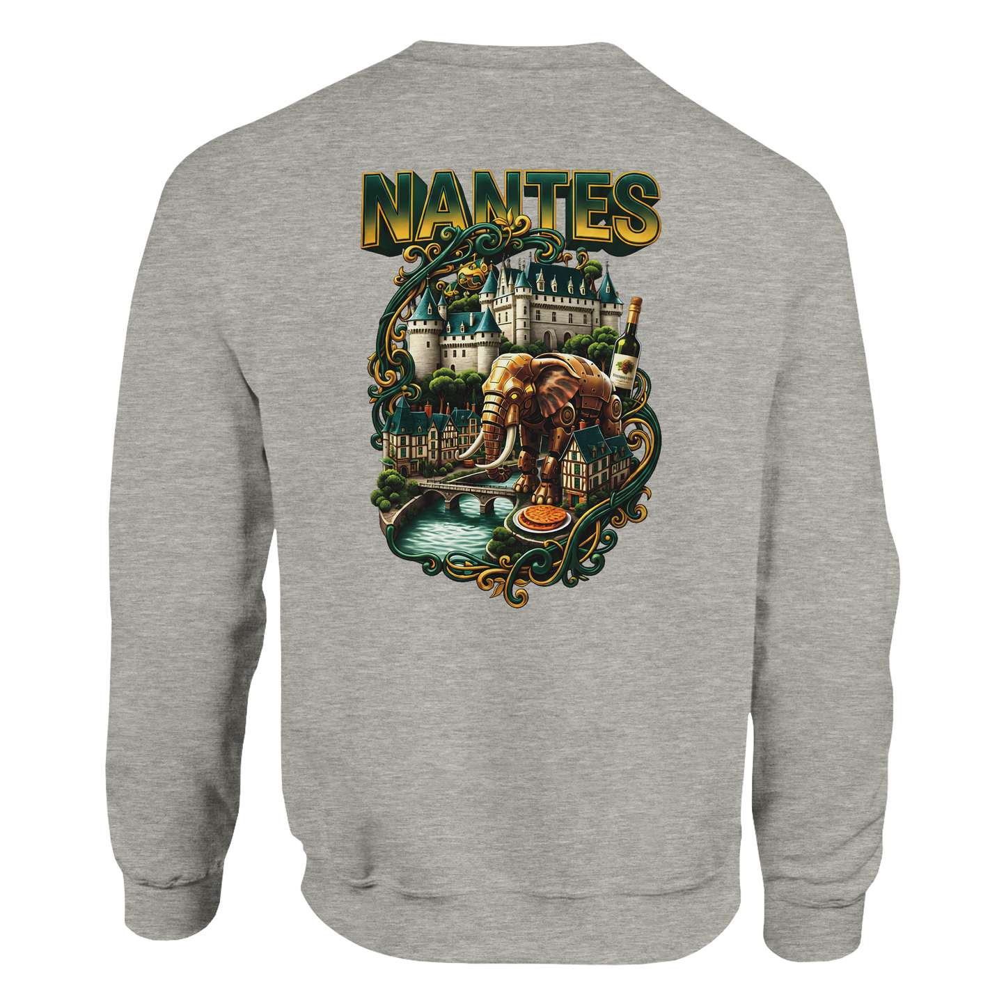 Sweat-shirt unisexe Nantes – Confort premium et style décontracté