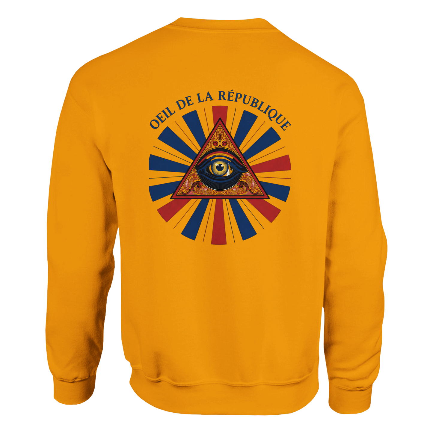 Sweat-shirt Homme Œil de la République - Confort Premium et Design Graphique