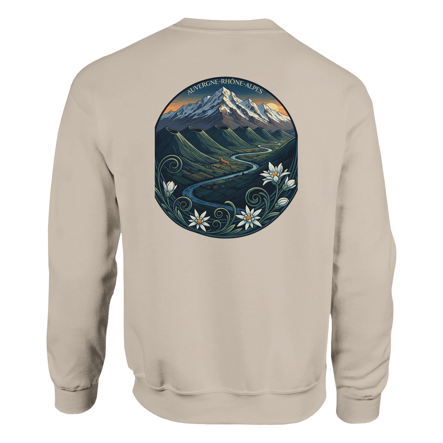Sweat-shirt Unisexe Auvergne-Rhône-Alpes – Confort Classique