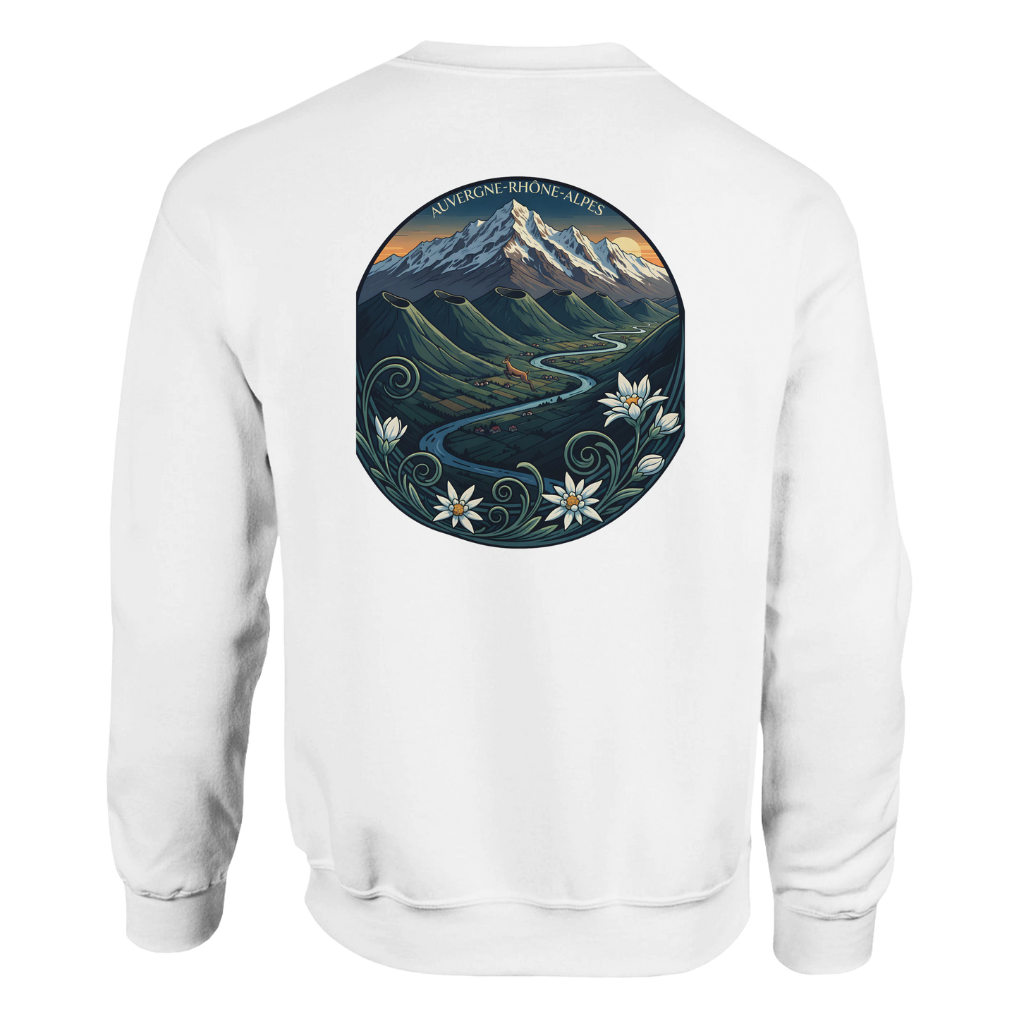 Sweat-shirt Unisexe Auvergne-Rhône-Alpes – Confort Classique