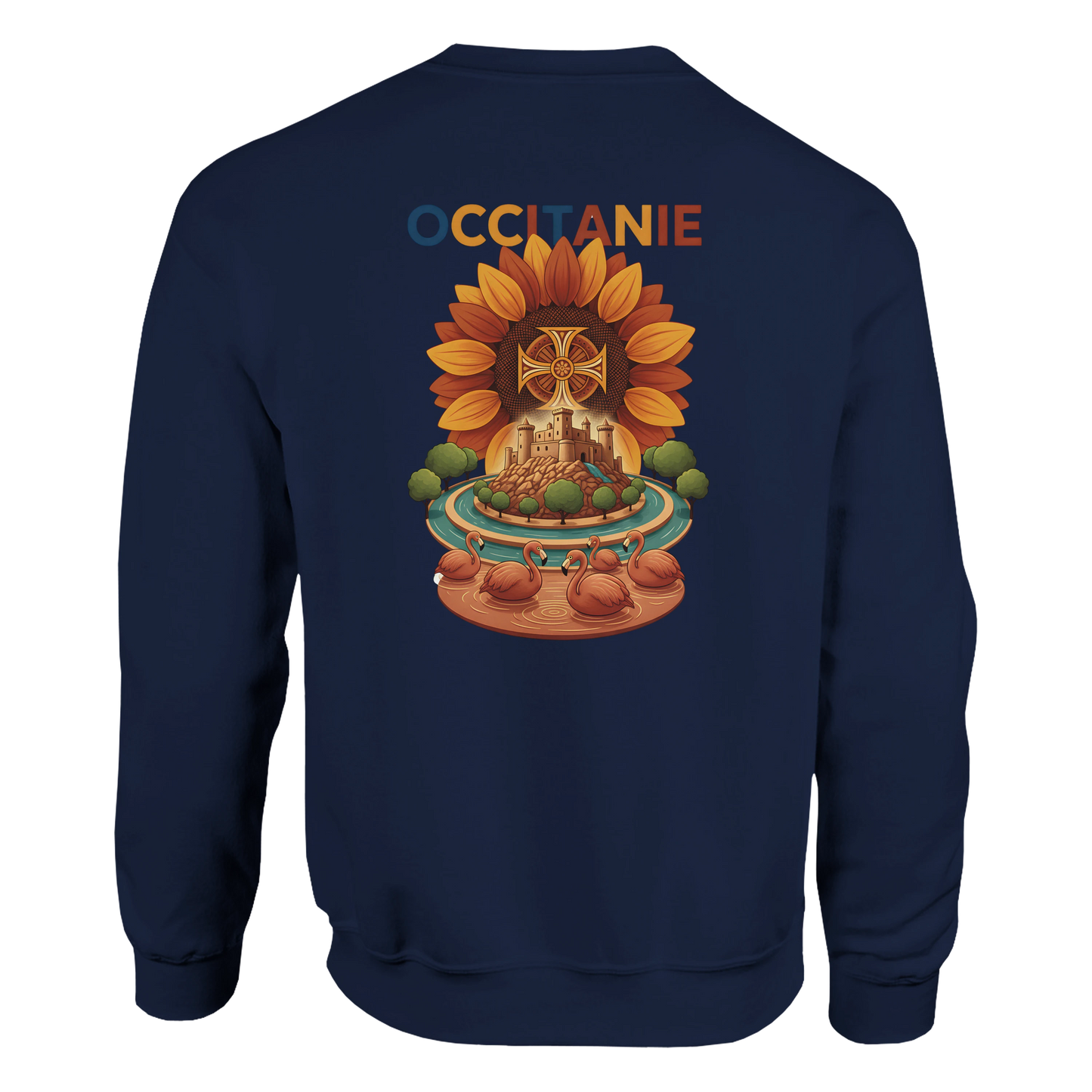 Sweat-shirt Unisexe Occitanie – Sweat Confortable et Résistant