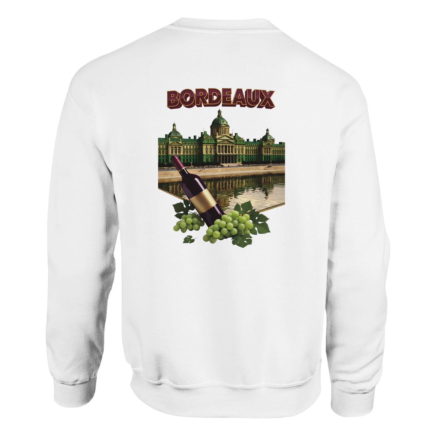 Sweat-shirt Unisexe Bordeaux Ville de France – Classique et Confortable
